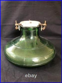 Vintage CHRISTMAS TREE STAND Bulach Switzerland Green Glass