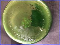 Vintage CHRISTMAS TREE STAND Bulach Switzerland Green Glass