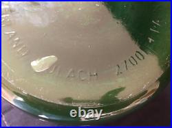 Vintage CHRISTMAS TREE STAND Bulach Switzerland Green Glass