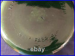 Vintage CHRISTMAS TREE STAND Bulach Switzerland Green Glass