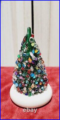 Vintage Cape Cod Glass Works Art Glass Christmas Tree 4 X 2.5