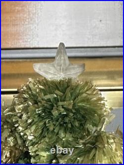 Vintage Cellophane Tabletop Christmas Tree No Base Glolite