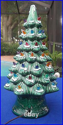 Vintage Ceramic 2 Piece Christmas Tree by California Originals