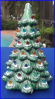 Vintage Ceramic 2 Piece Christmas Tree by California Originals