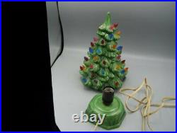 Vintage Ceramic Christmas Tree. 11.5 Inches Tall