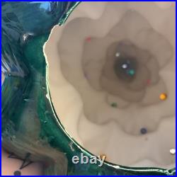 Vintage Ceramic Christmas Tree 15 Tall- Has Imperfections- Lights Up