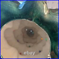 Vintage Ceramic Christmas Tree 15 Tall- Has Imperfections- Lights Up