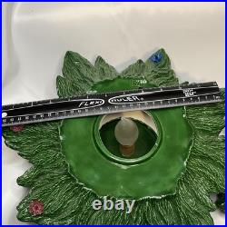 Vintage Ceramic Christmas Tree 21 x 13 Lighted Base 3 Pieces Nowell Mold