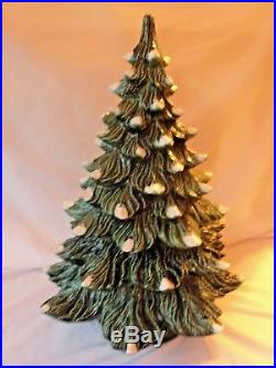 Vintage Ceramic Christmas Tree 22 Tall Beautiful Tree
