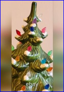 Vintage Ceramic Christmas Tree Atlantic Mold- 15 (1970s)
