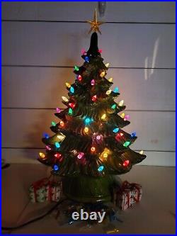 Vintage Ceramic Christmas Tree By A. Conley