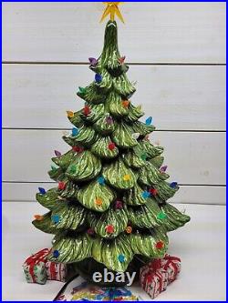 Vintage Ceramic Christmas Tree By A. Conley