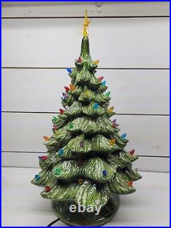 Vintage Ceramic Christmas Tree By A. Conley