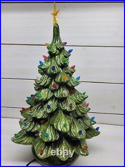 Vintage Ceramic Christmas Tree By A. Conley