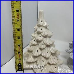 Vintage Ceramic Christmas Tree Lot With 200+ Bulbs