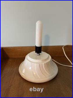 Vintage Ceramic Large Lighted White Christmas Tree with Blue Lights 16 Withbase