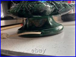 Vintage Ceramic Light Up Christmas Tree 17 X 11