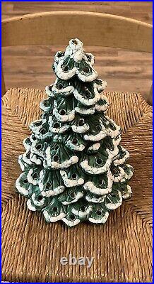 Vintage Ceramic Lighted Christmas Tree