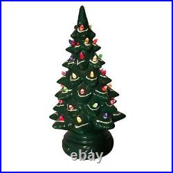 Vintage Ceramic Lighted Christmas Tree 1957 18