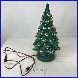 Vintage Ceramic Lighted Christmas Tree 1957 18