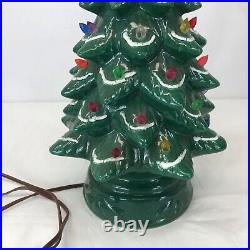 Vintage Ceramic Lighted Christmas Tree 1957 18