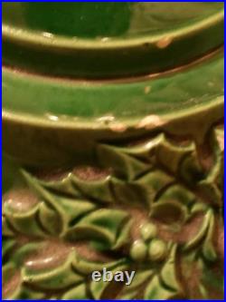 Vintage Ceramic Lighted Christmas Tree on Base 16 Tall to top of Star 1990 LS