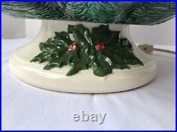 Vintage Ceramic Lighted Christmas Tree with Base 20