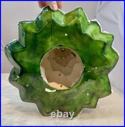 Vintage Ceramic Snow Flocked Christmas Tree Large 22 Tall