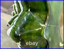 Vintage Ceramic Snow Flocked Christmas Tree Large 22 Tall