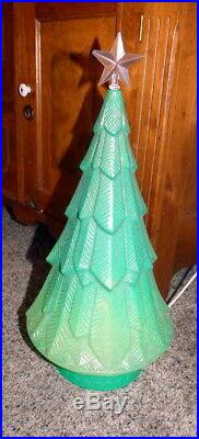 Vintage Christmas Beco Blow Mold Tree 19 No. 928 Rare