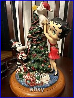 Vintage Christmas Decor. Betty Boop Christmas Tree by the Danbury Mint. Light Up