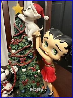 Vintage Christmas Decor. Betty Boop Christmas Tree by the Danbury Mint. Light Up