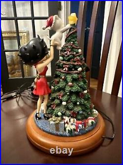 Vintage Christmas Decor. Betty Boop Christmas Tree by the Danbury Mint. Light Up