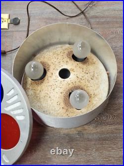 Vintage Christmas EVERGLEAM TRI-LITE REVOLVING Aluminum Tree Stand WORKING Vintage Christmas EVERGLEAM TRI-LITE REVOLVING Aluminum Tree Stand WORKING