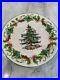 Vintage Christmas Tree Charger Plate Spode Buffet 13 Diam Earthenware England