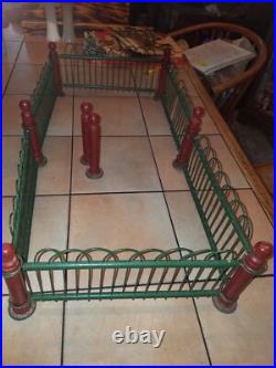 Vintage Christmas Tree Fence With8 Post AW Drake Hazelton PA Vintage Christmas Tree Fence With8 Post AW Drake Hazelton PA