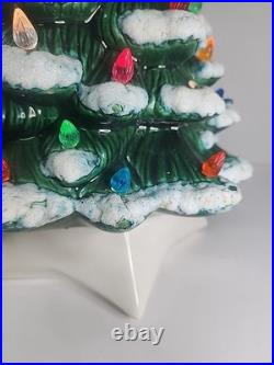 Vintage Christmas Tree Holland Mold 20. With base! Working