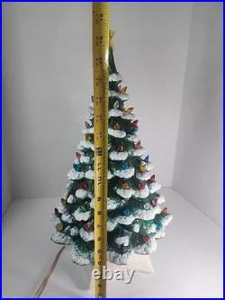 Vintage Christmas Tree Holland Mold 20. With base! Working