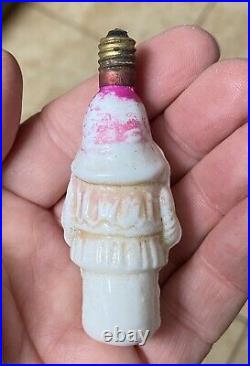 Vintage Christmas Tree Light Bulb Ornament Gold Mining Treasure Hunting Gnome
