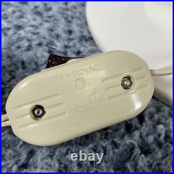 Vintage Christmas Tree Lighted Ceramic Mold White withRemovable Base 1970's