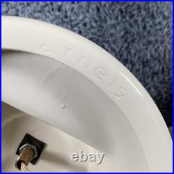 Vintage Christmas Tree Lighted Ceramic Mold White withRemovable Base 1970's