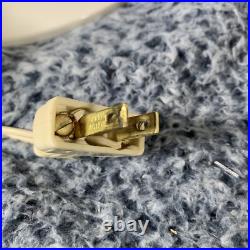 Vintage Christmas Tree Lighted Ceramic Mold White withRemovable Base 1970's