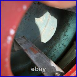 Vintage Christmas Tree Stand 1940s 1950s Tin Litho Rare Design