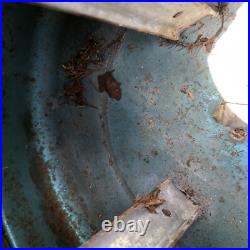 Vintage Christmas Tree Stand 1940s 1950s Tin Litho Rare Design