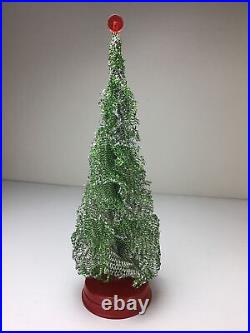 Vintage Christmas Tree. Thorne. Made In Switzerland. Rotating Plays Silent Night