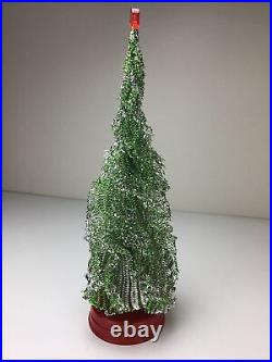 Vintage Christmas Tree. Thorne. Made In Switzerland. Rotating Plays Silent Night