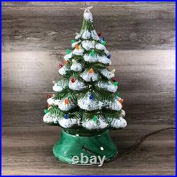Vintage Christmas Tree Trim n Glo CTL-20 Marcia Ceramic Lighted Inspirations