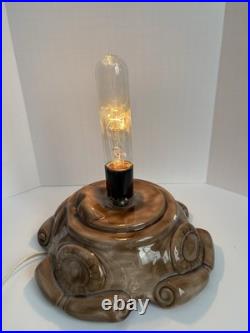 Vintage Christmas ceramic Lighted Christmas Tree With Bulbs And Birds, 17 In