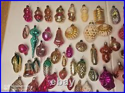 Vintage Christmas tree ornaments made of USSR glass 120 pieces! Big mix