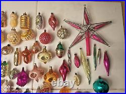 Vintage Christmas tree ornaments made of USSR glass 120 pieces! Big mix